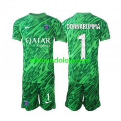 Camisola Paris Saint-Germain Gianluigi Donnarumma 1 Guarda-redes Criança Equipamento Segundo 2024-2025 Manga Curta